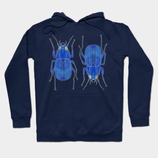 Indigo Beetles Hoodie